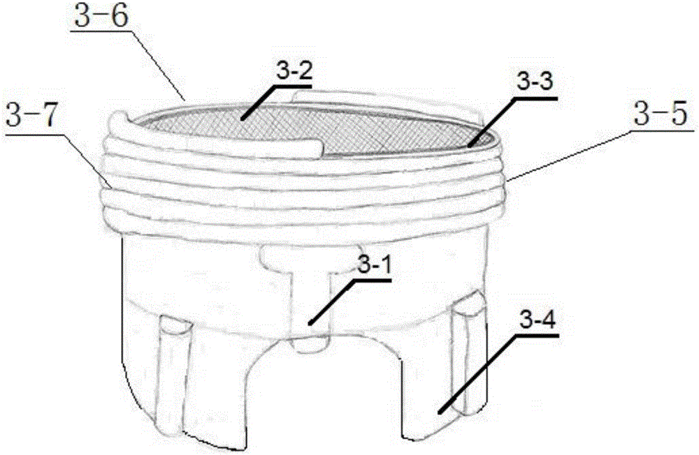 Portable manual suction filter for collecting particulate organic matters in water bodies