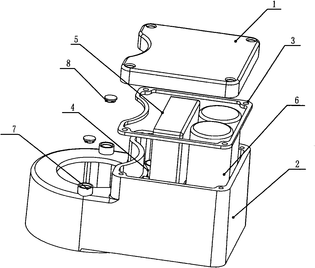 Automatic meter reading system for water meters through short messages