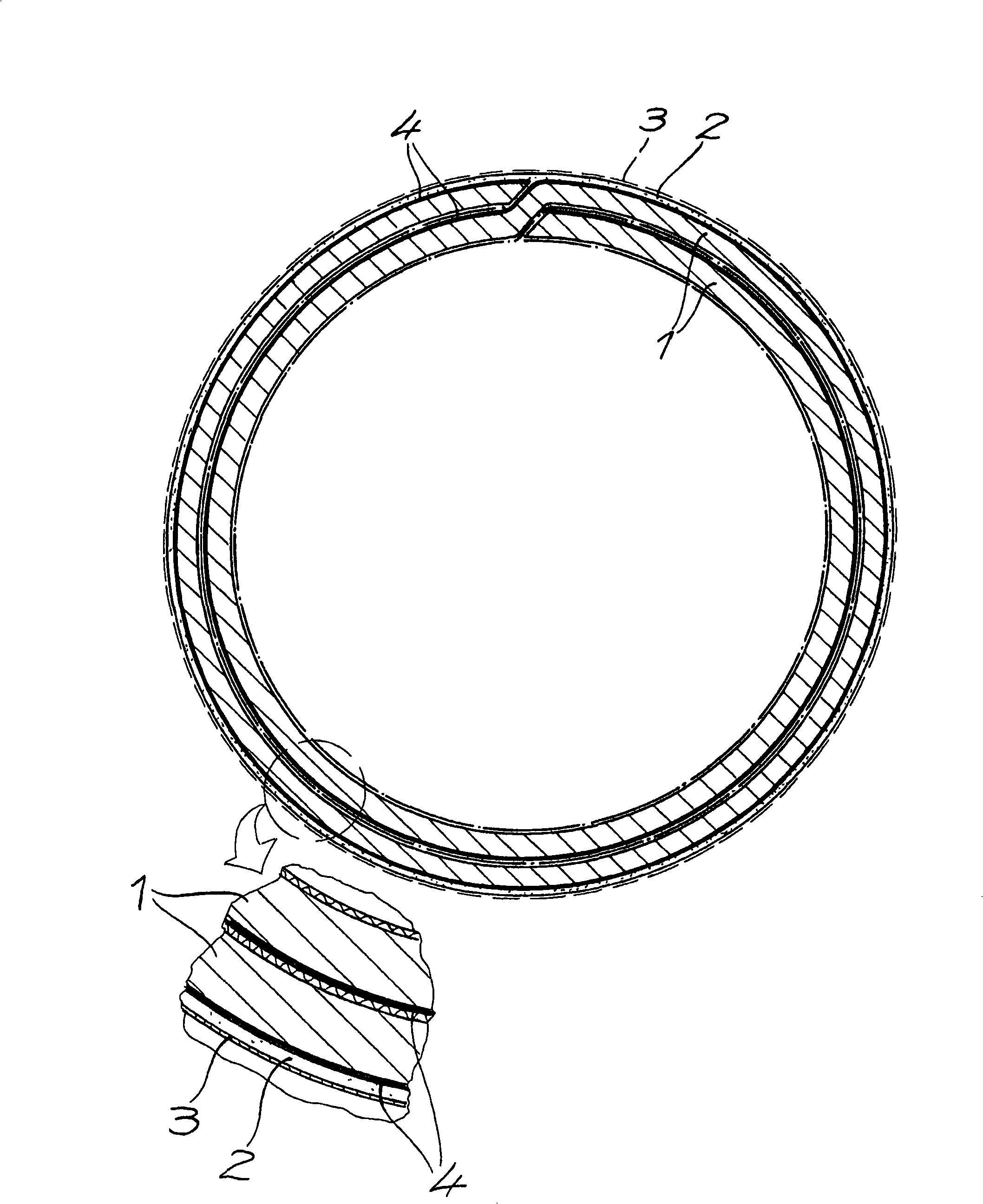 Automobile pipeline and method for producing automobile pipeline