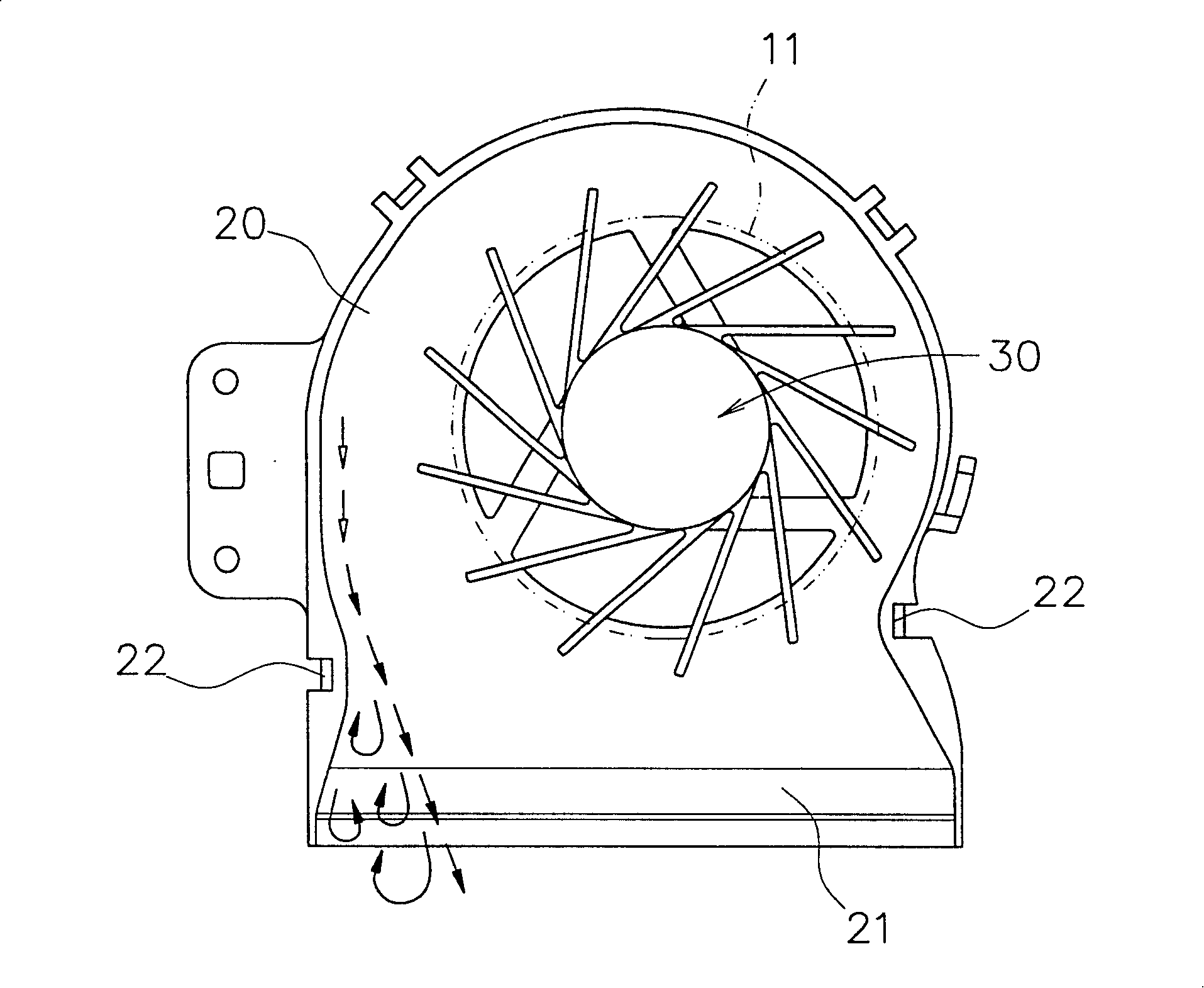 Air-blast fan