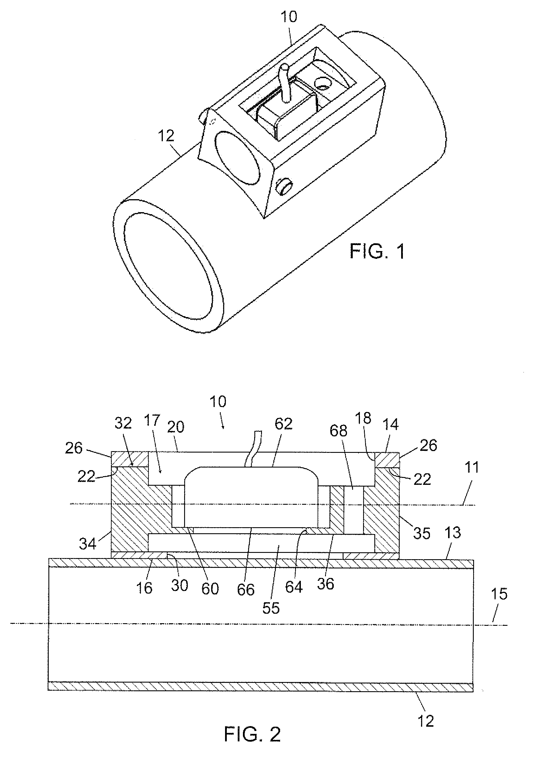 Membrane-Coupled Ultrasonic Probe System for Detecting Flaws in a Tubular
