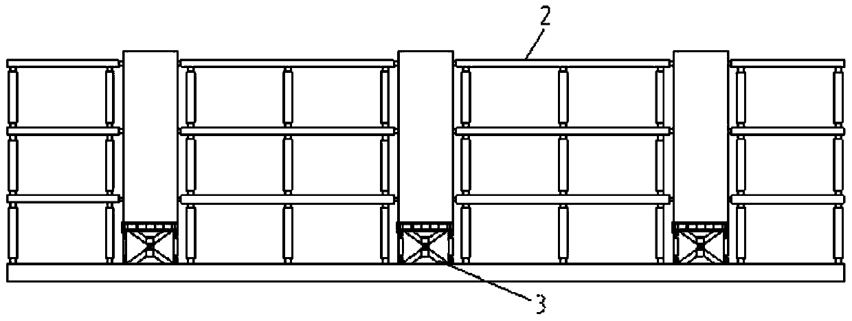 Full swing structural system containing swing columns and swing walls and construction method of full swing structural system