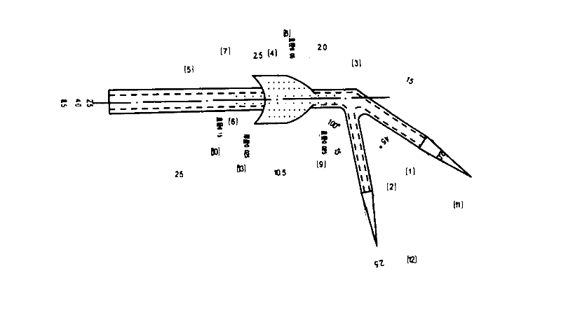 Periodically degrading type tear drainage rebuilding system