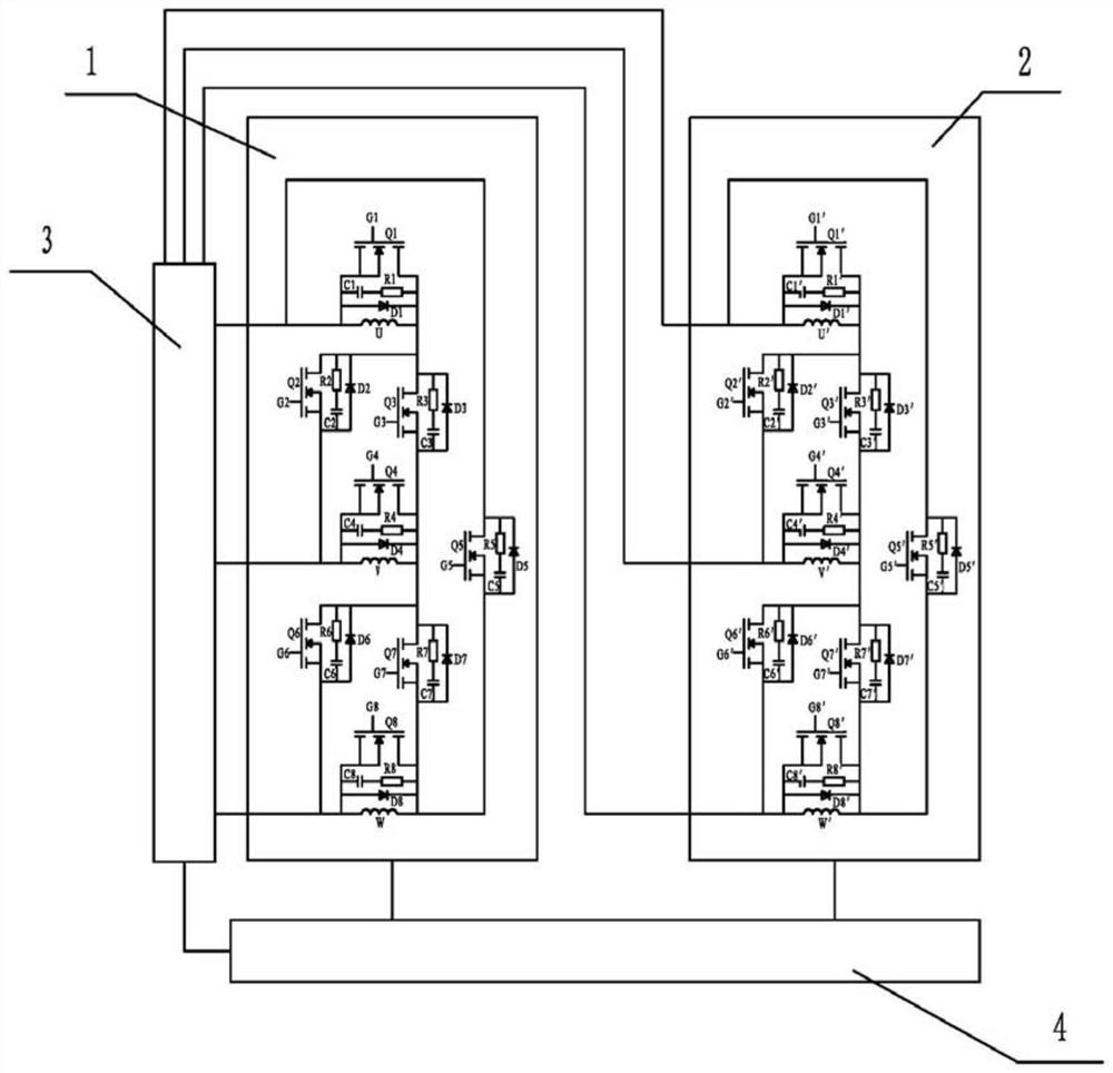 Multifunctional motor control circuit and control method