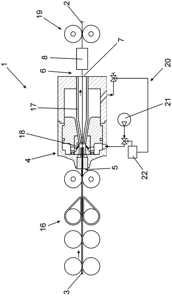 Spinning position, air spinning machine and method for producing yarn