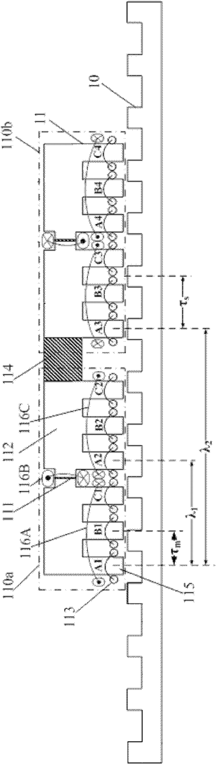Modularized complementary type primary double-fed brushless direct-current linear motor and motor module composed by same