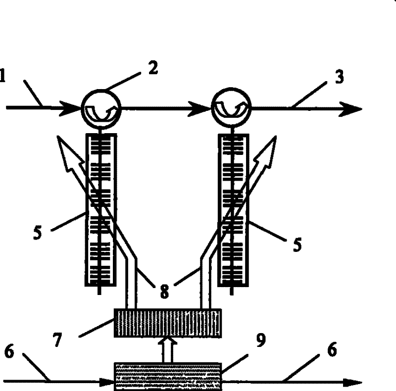 Optical code converter based on Bragg grating of super-structure optical fiber