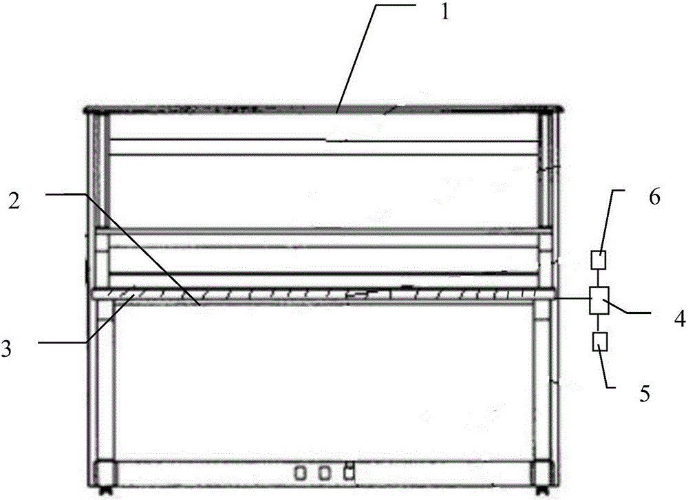 Mother-son piano capable of splitting and converting sound production modes