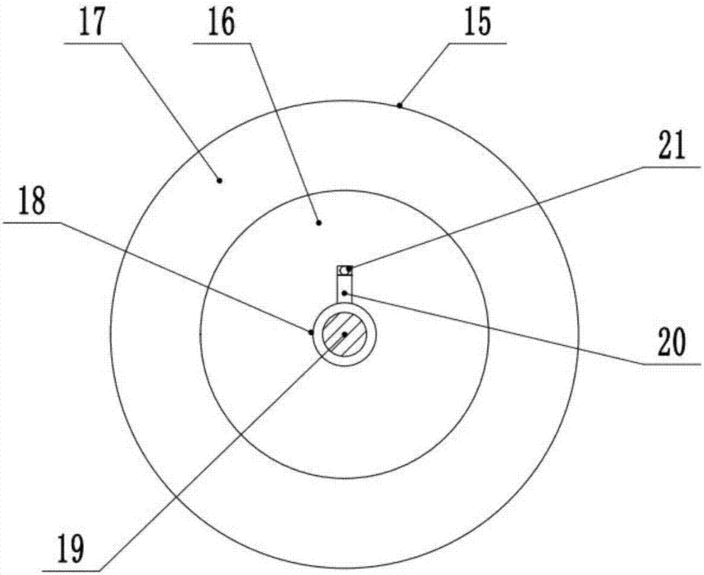 Wire winding device arranged between tin soldering power line core and varnished wire