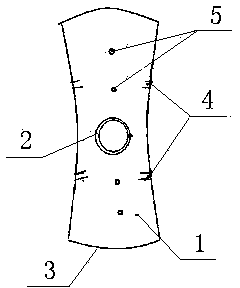 Tangram type health-care garment