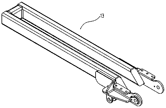 A highway guardrail hydraulic pile driver