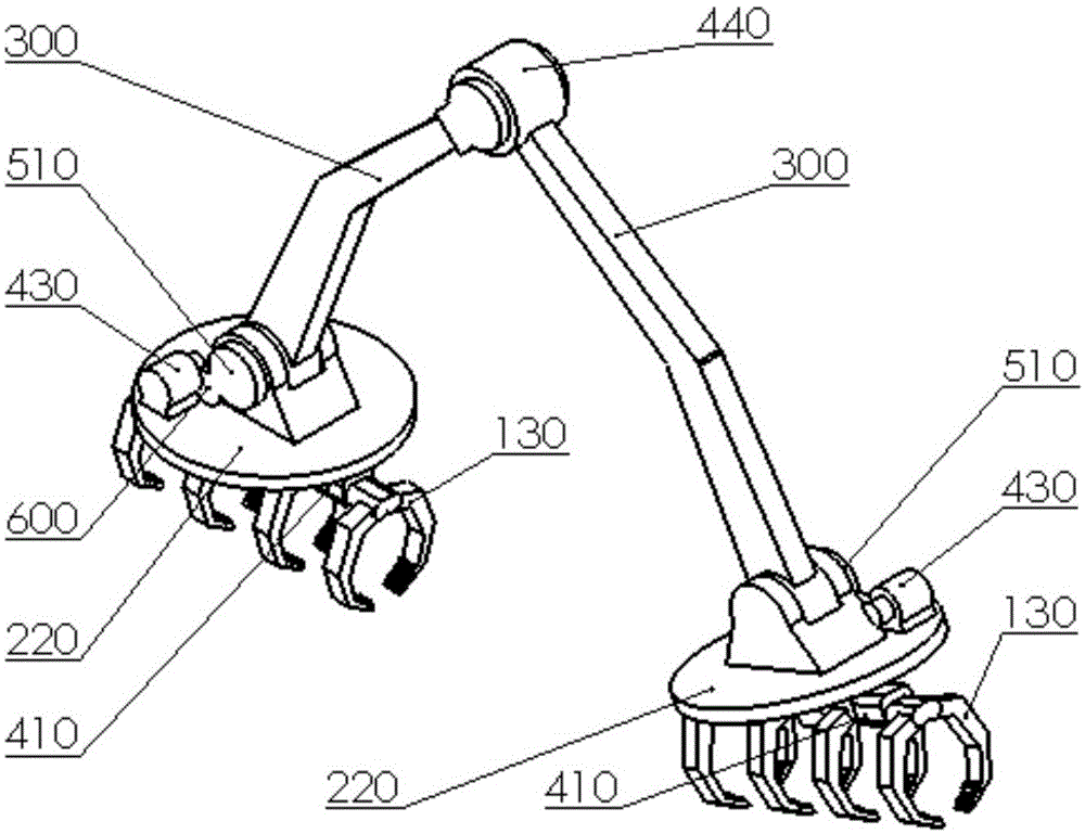 Barrier-avoiding robot capable of walking in space pipeline and method