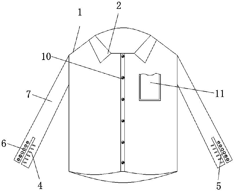 Garment with double-layer sweat absorbing function
