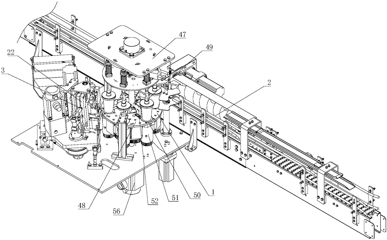 Continuous pipe pasting device