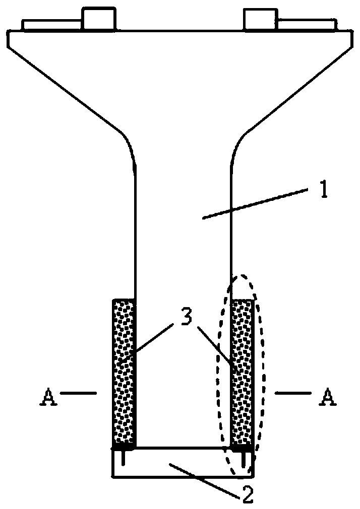 Viaduct pier detachable anti-collision device based on non-Newtonian fluid