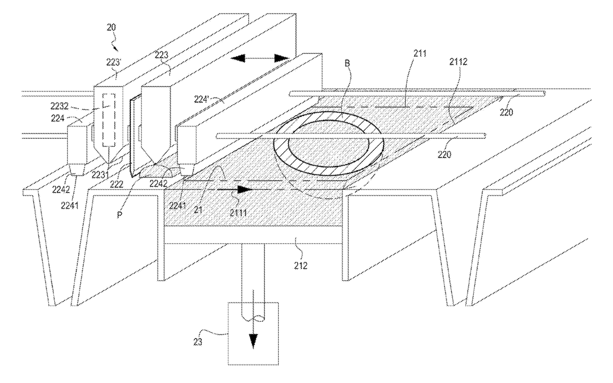 3D jet printing apparatus having reciprocating jetting molding mechanism