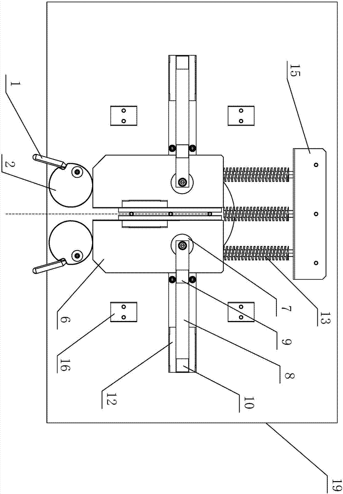 Pure-mechanical type welding jig