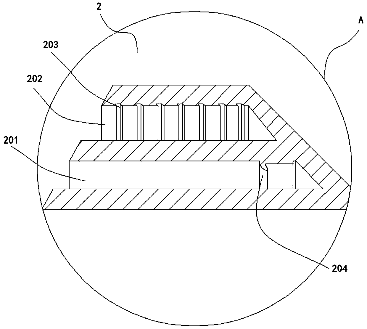 Pipe capable of being conveniently and hermetically connected by adopting spigot and socket modes