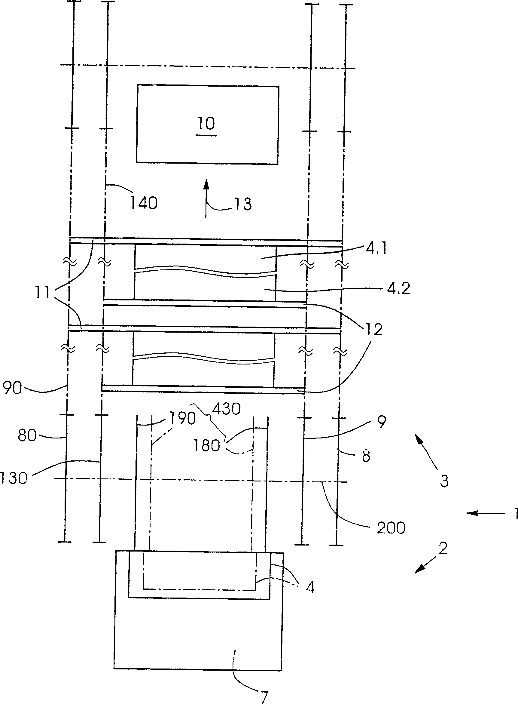 Machine for processing sheet made of printing carriers