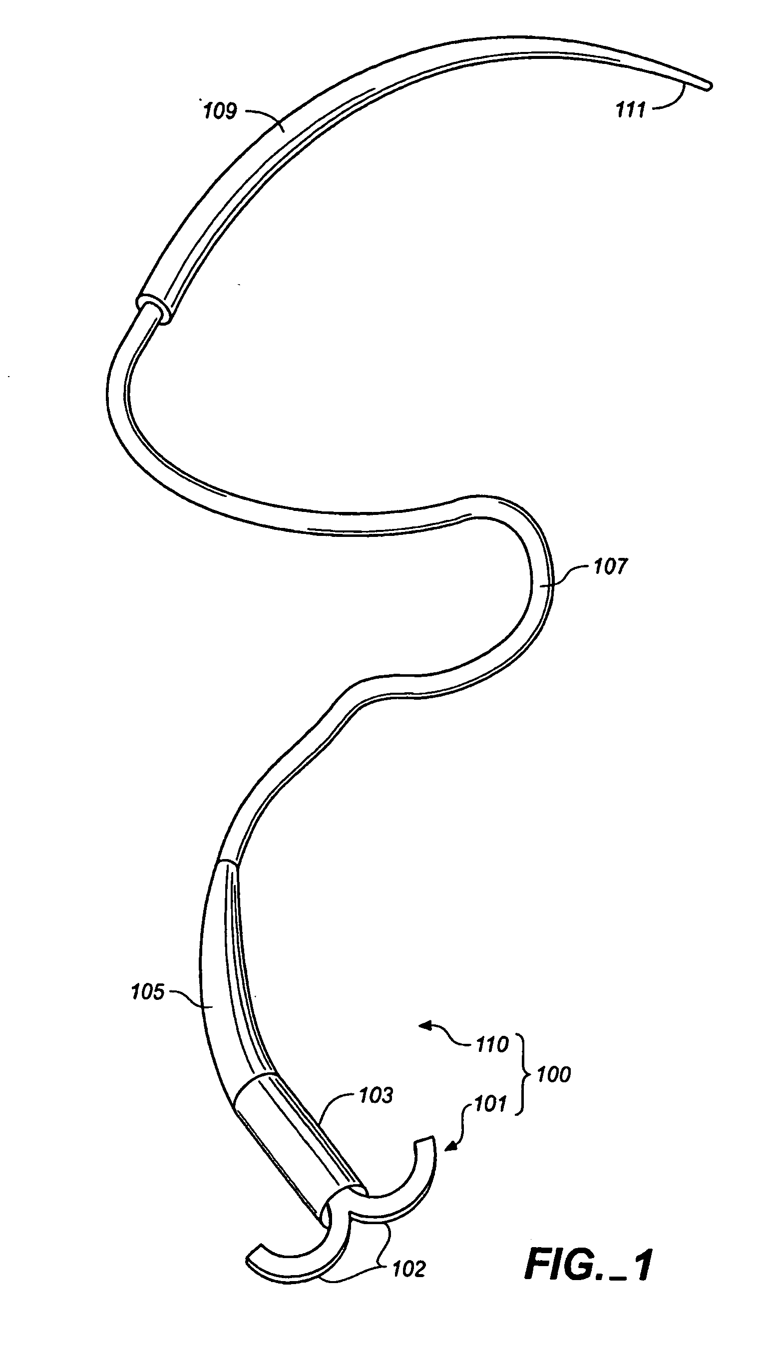 Self-closing surgical clip for tissue