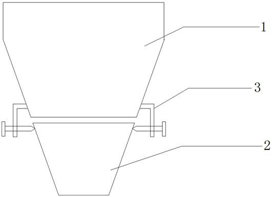 Auxiliary steel structure funnel segmented butt seam welding method