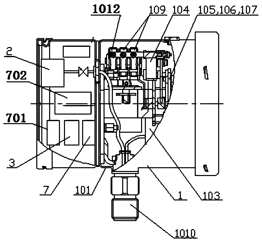 Maintenance-free gas density relay