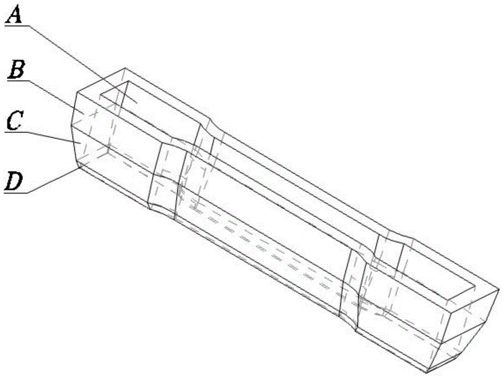 A compound cutting device for sample-preparing dumbbell pieces