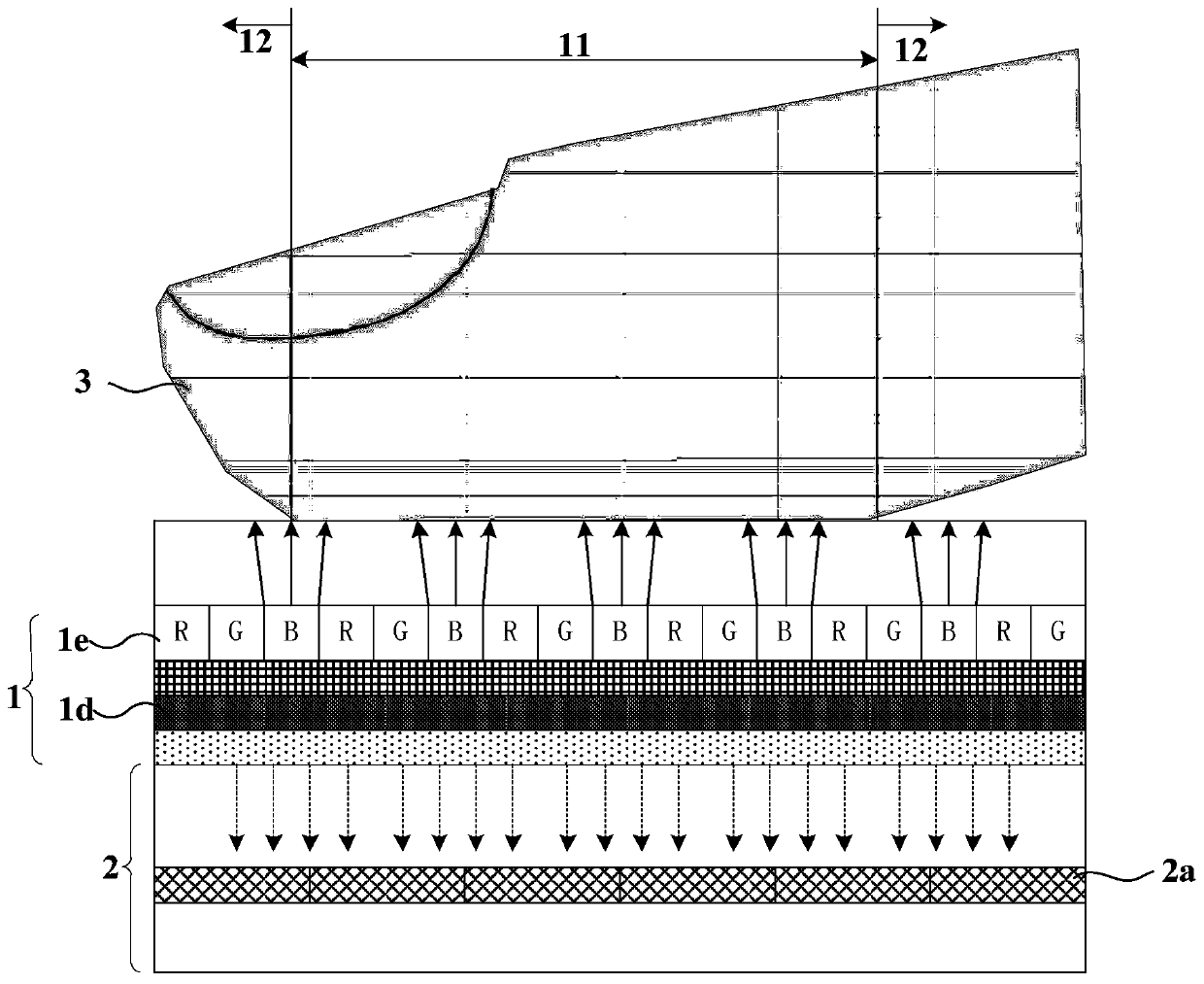 Display and input device