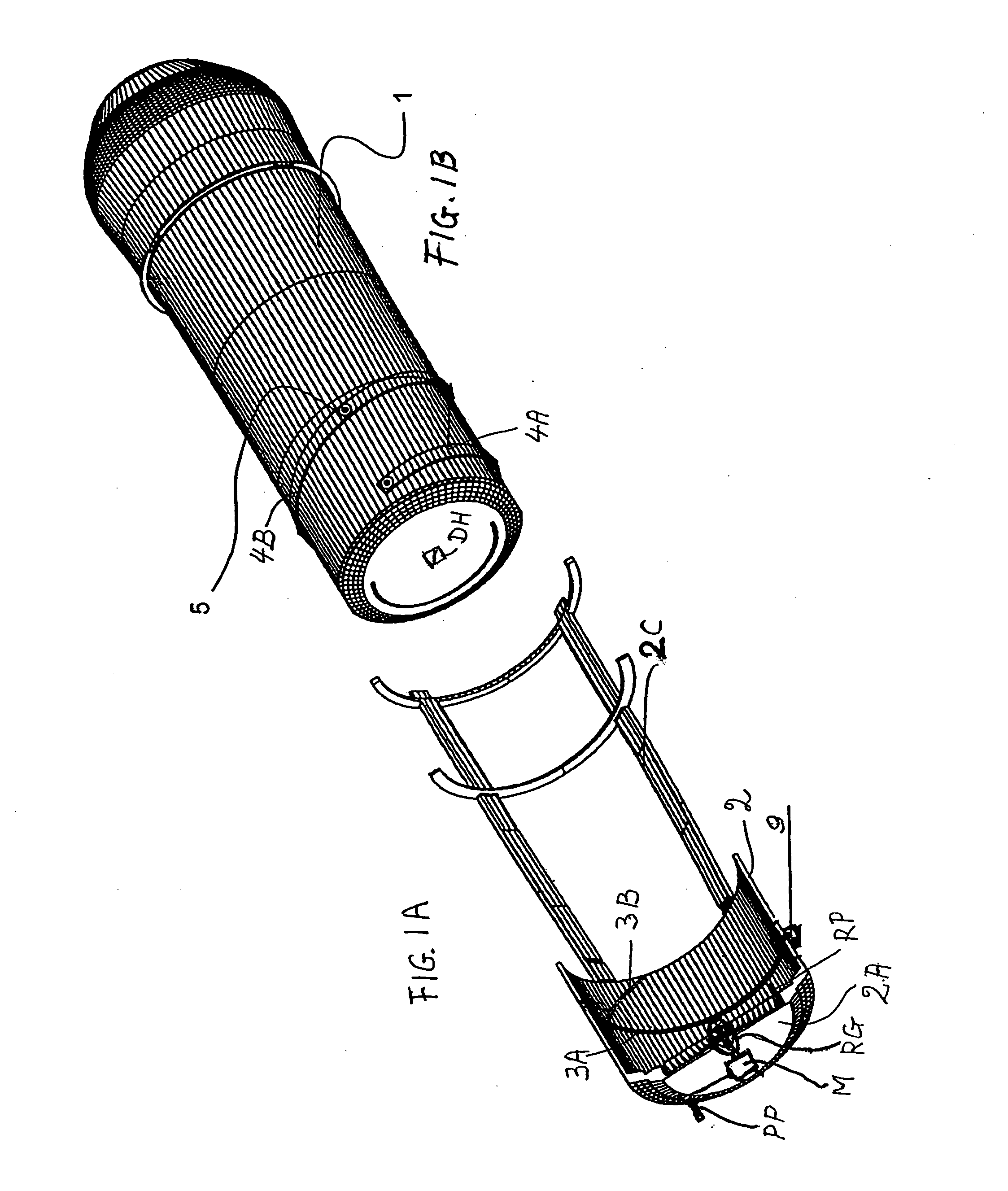 System for ejecting a spin-stabilized space flying body