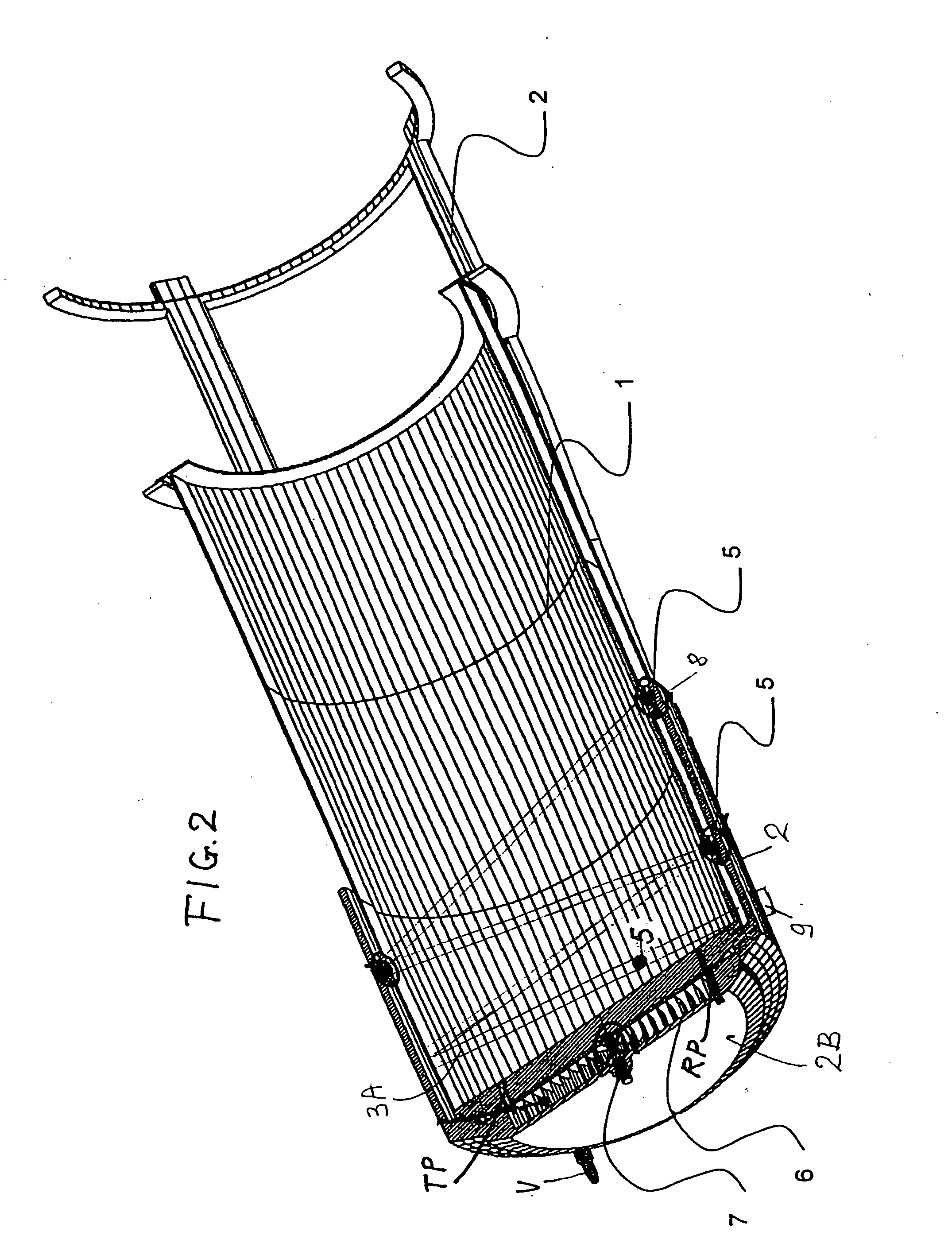 System for ejecting a spin-stabilized space flying body