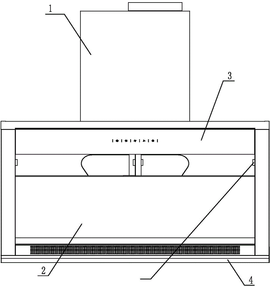 Double-air-inlet range hood and control method thereof