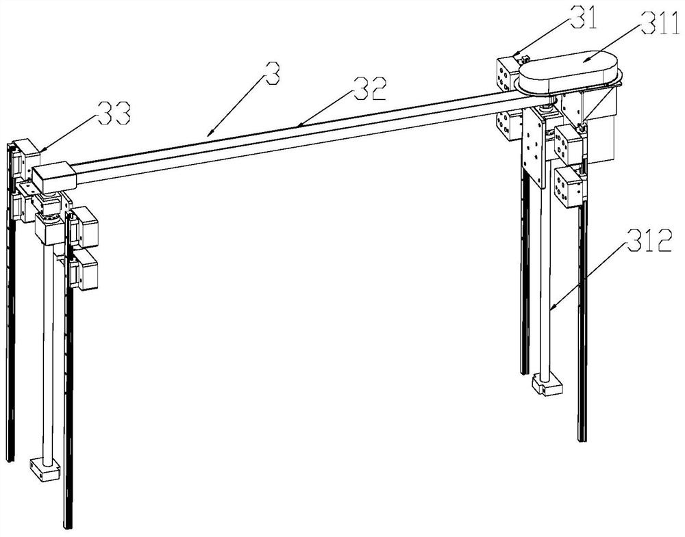 Automatic feeding and discharging device based on digital control drilling machine for circuit board