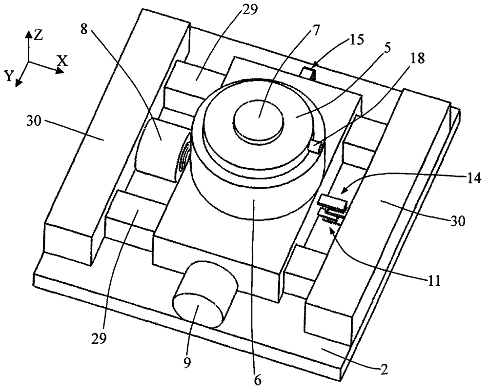 Coplane air floatation orthogonal decoupling and air floatation ball bearing angle decoupling eddy-current damping vibration isolator