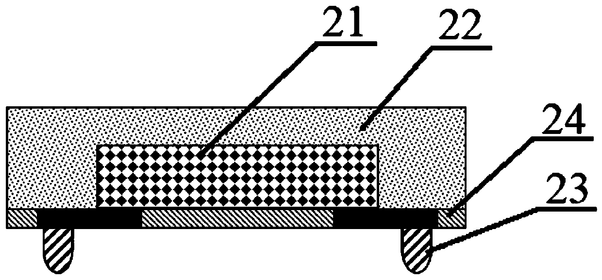 Chip stacking and packaging method and packaging structure