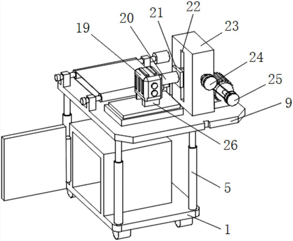 Vehicle accessory grinding tool shearing device for factories