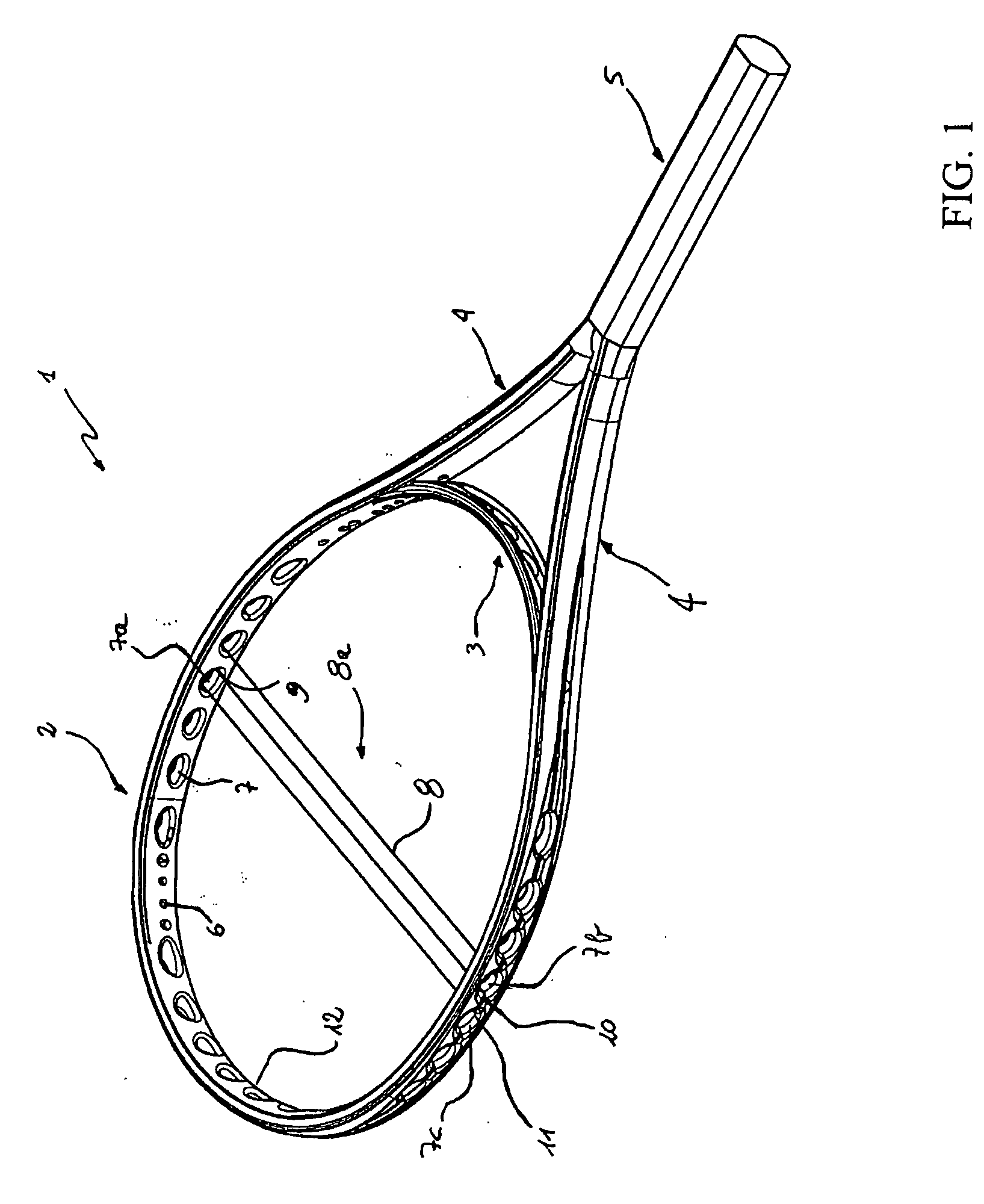 Method for Manufacturing a Racquet Frame for Sports Racquet and a Racquet Frame Thereof