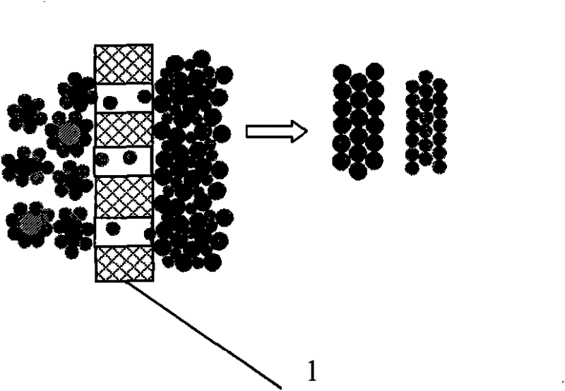Desalination method by membrane vaporization absorption