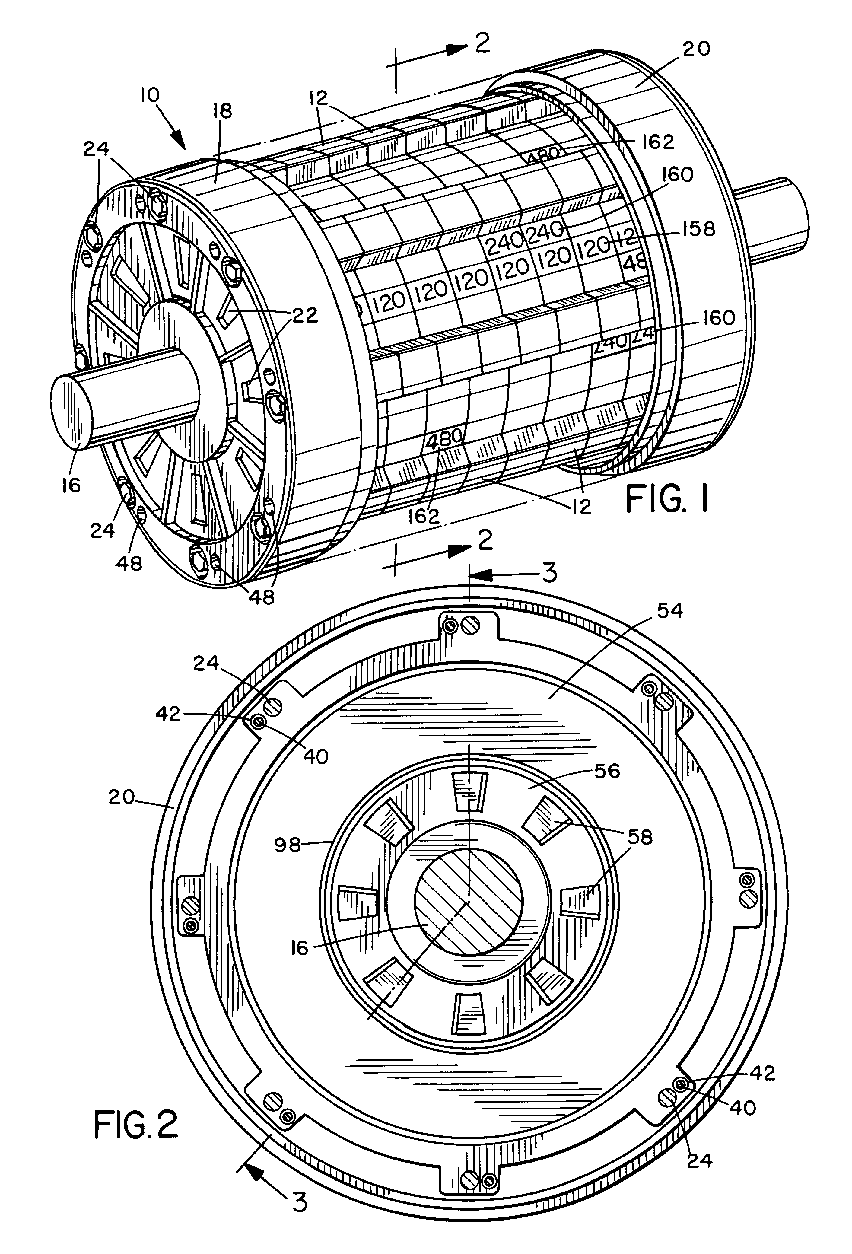 Method for selectively coupling layers of a stator in a motor/generator