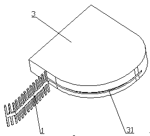 Collection mechanism used for suspended garbage cleaning device