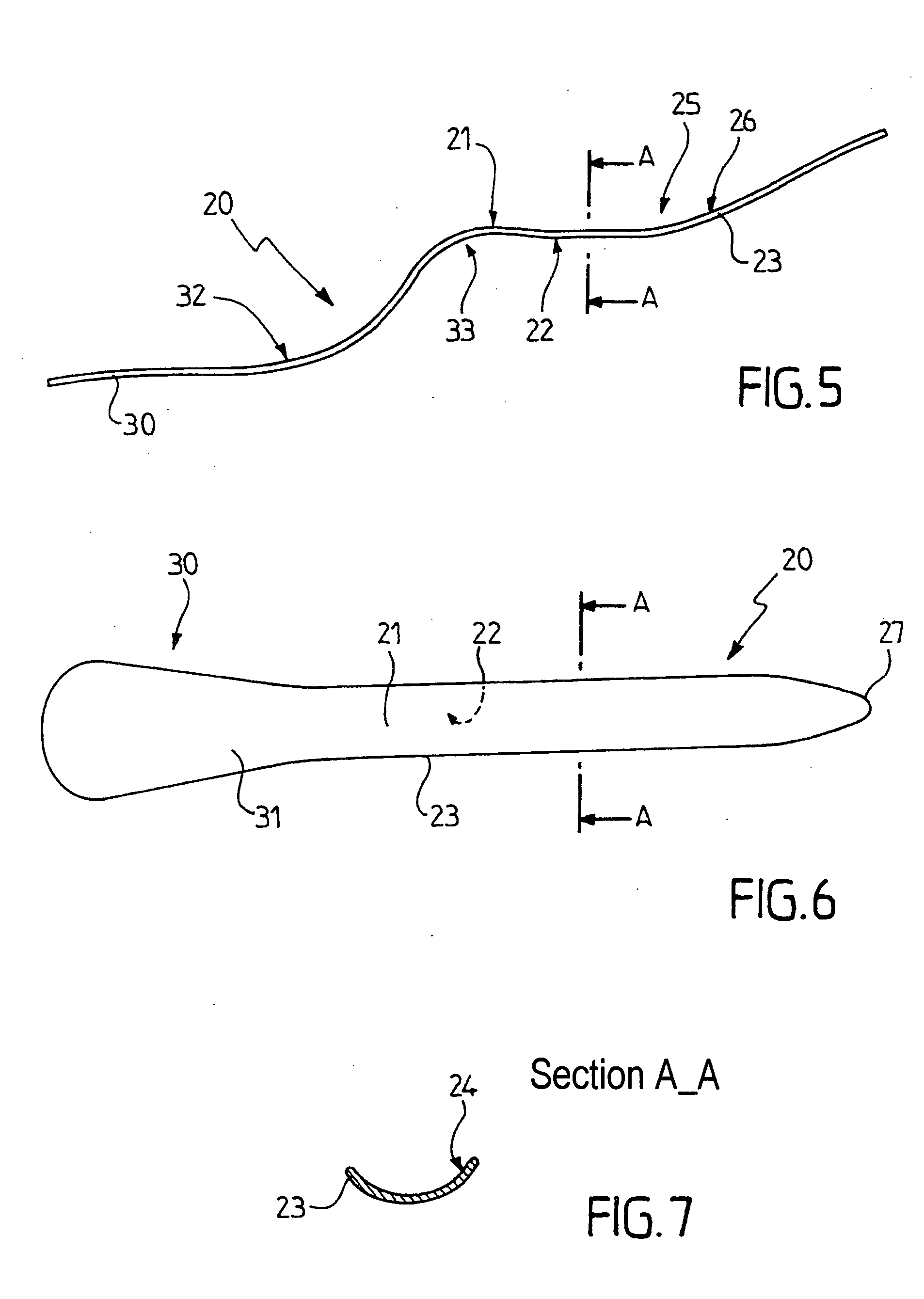 Prosthetic implant for sub-urethral support, an instrument, an insertion kit, and a surgical method for implanting it