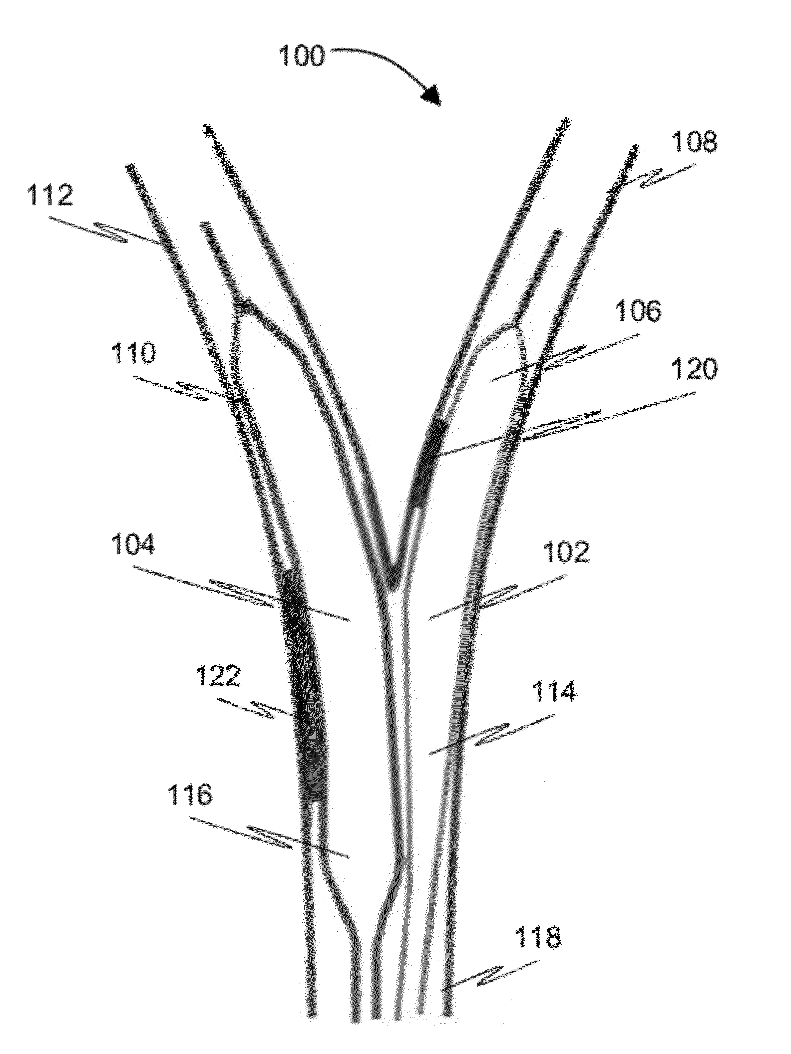 Method and a balloon catheter assembly for treating bifurcation lesions