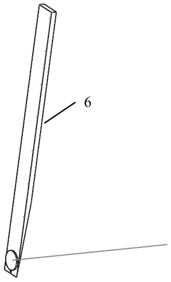 Method for simulating crack in oil reservoir and device and method for burying monitoring elements of crack in oil reservoir