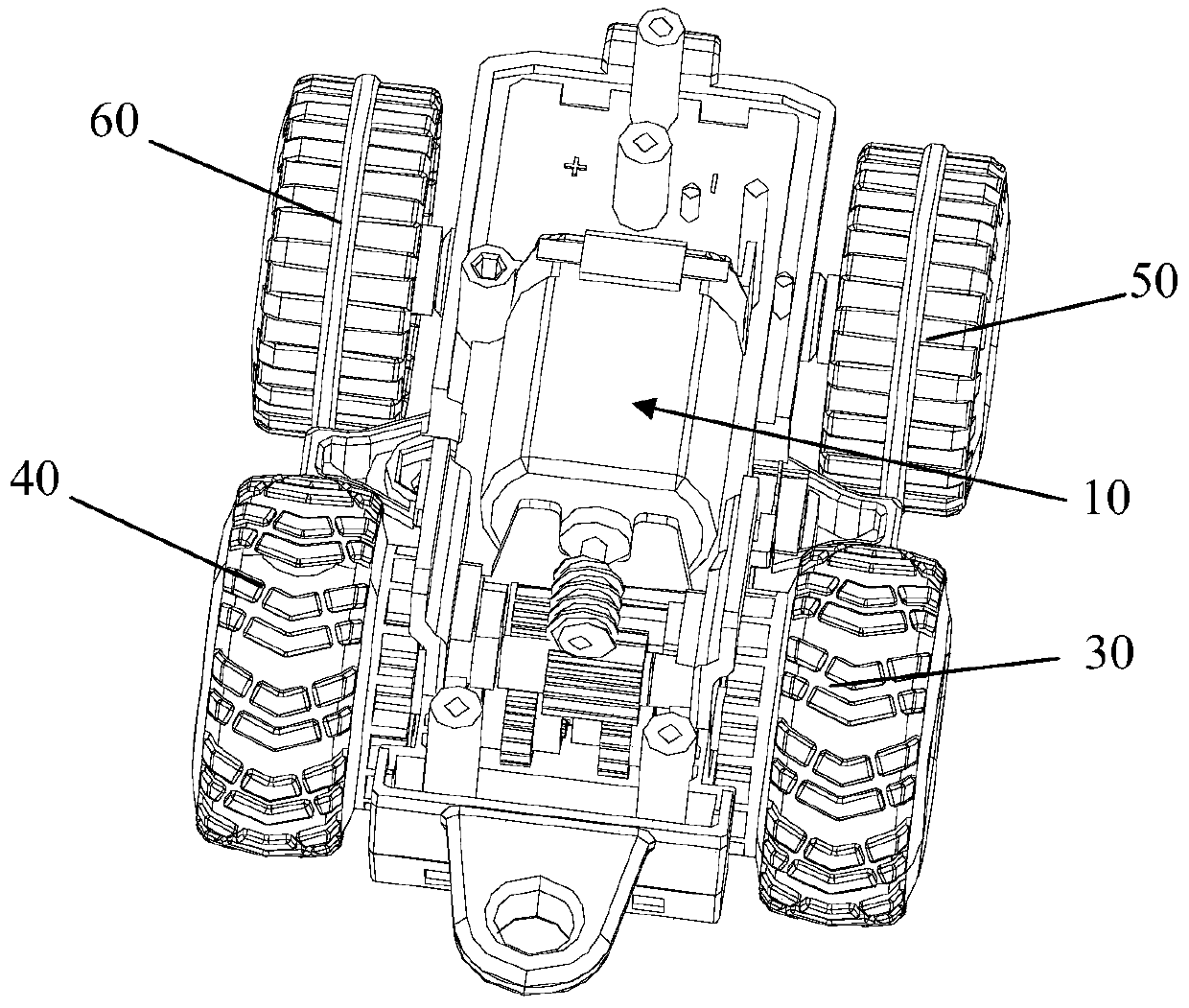 Toy driving system and toy car