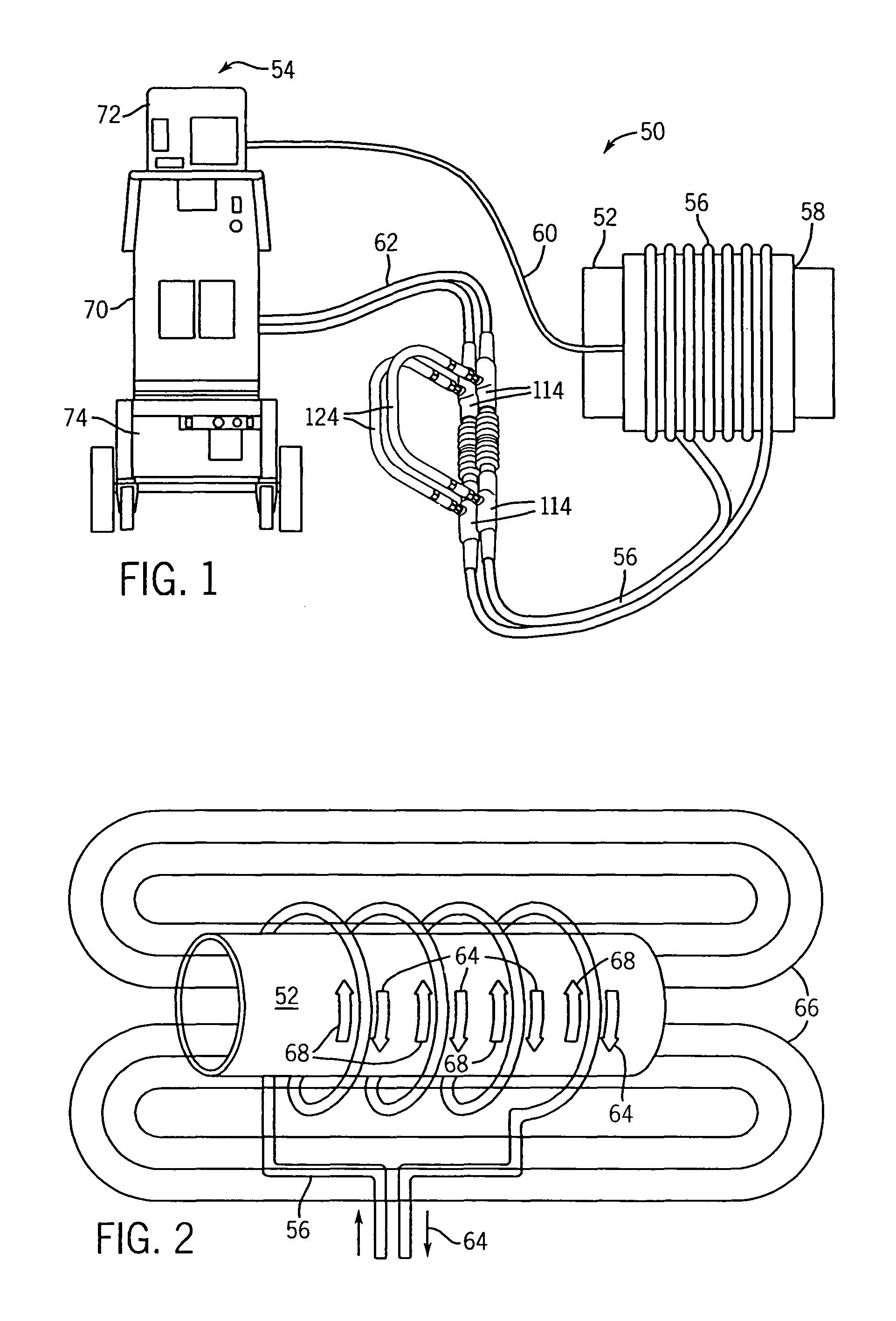 On-site induction heating apparatus