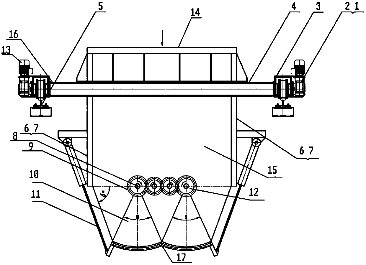 Movable sludge material conveying box
