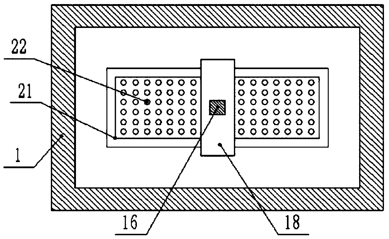 Drying treatment mechanism for hardware