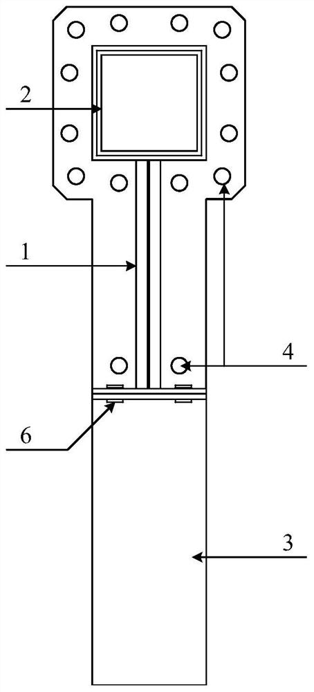 Fabricated beam-column connecting joint based on corrugated plate anti-side special-shaped column