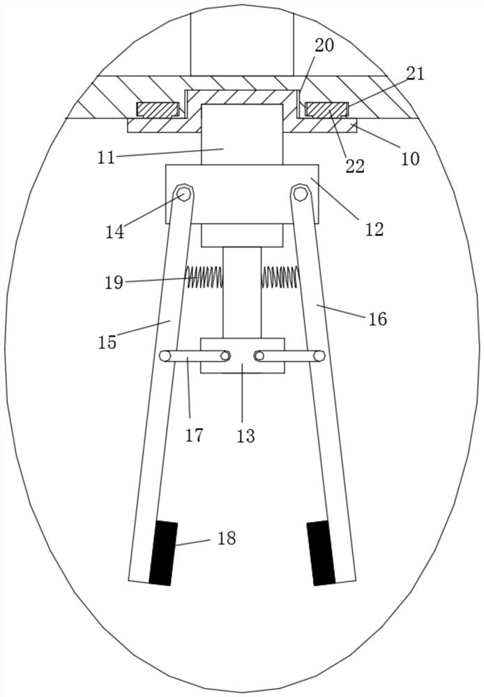 A spraying device for bamboo product processing