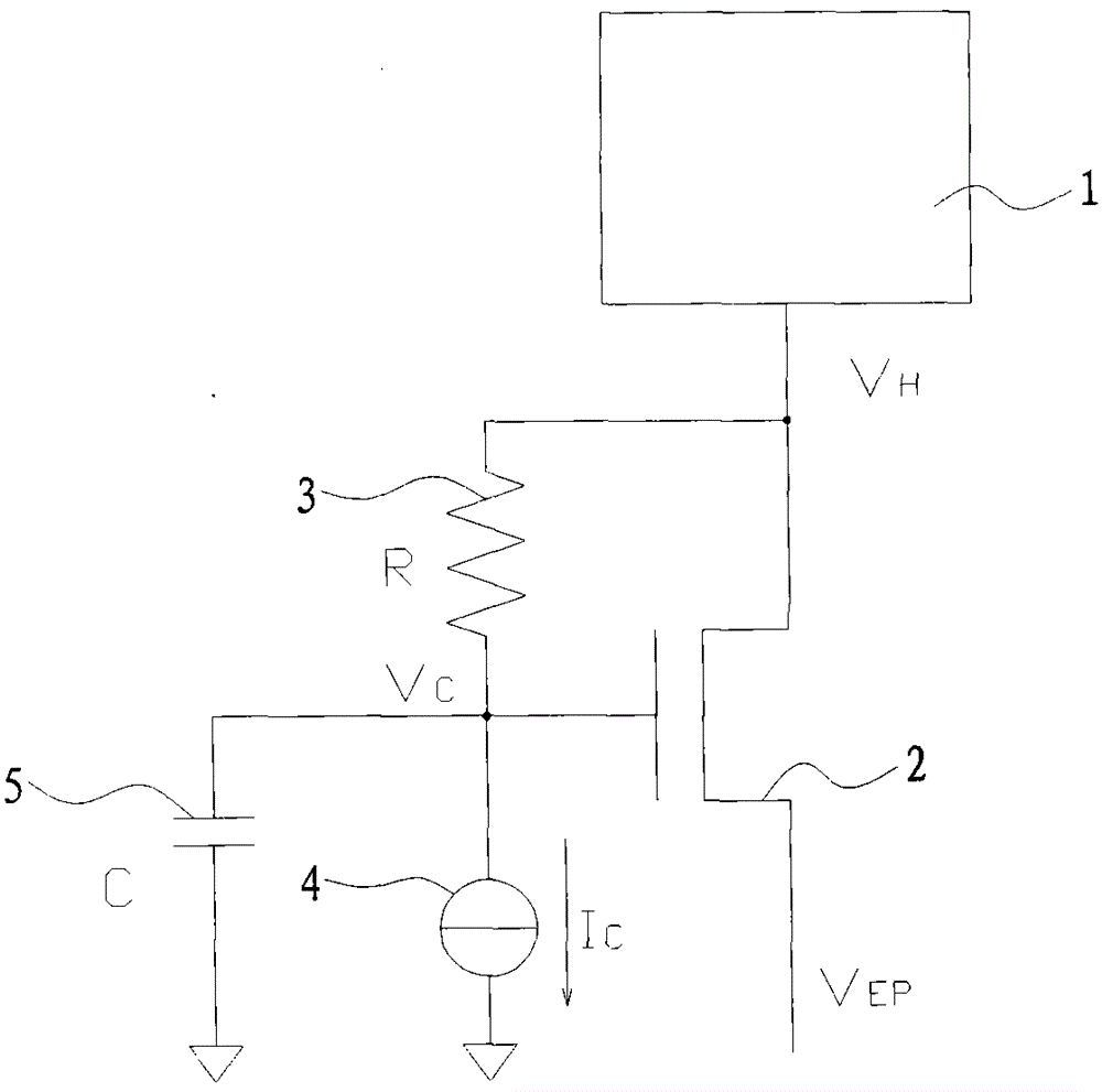 Charge pump output voltage regulation circuit