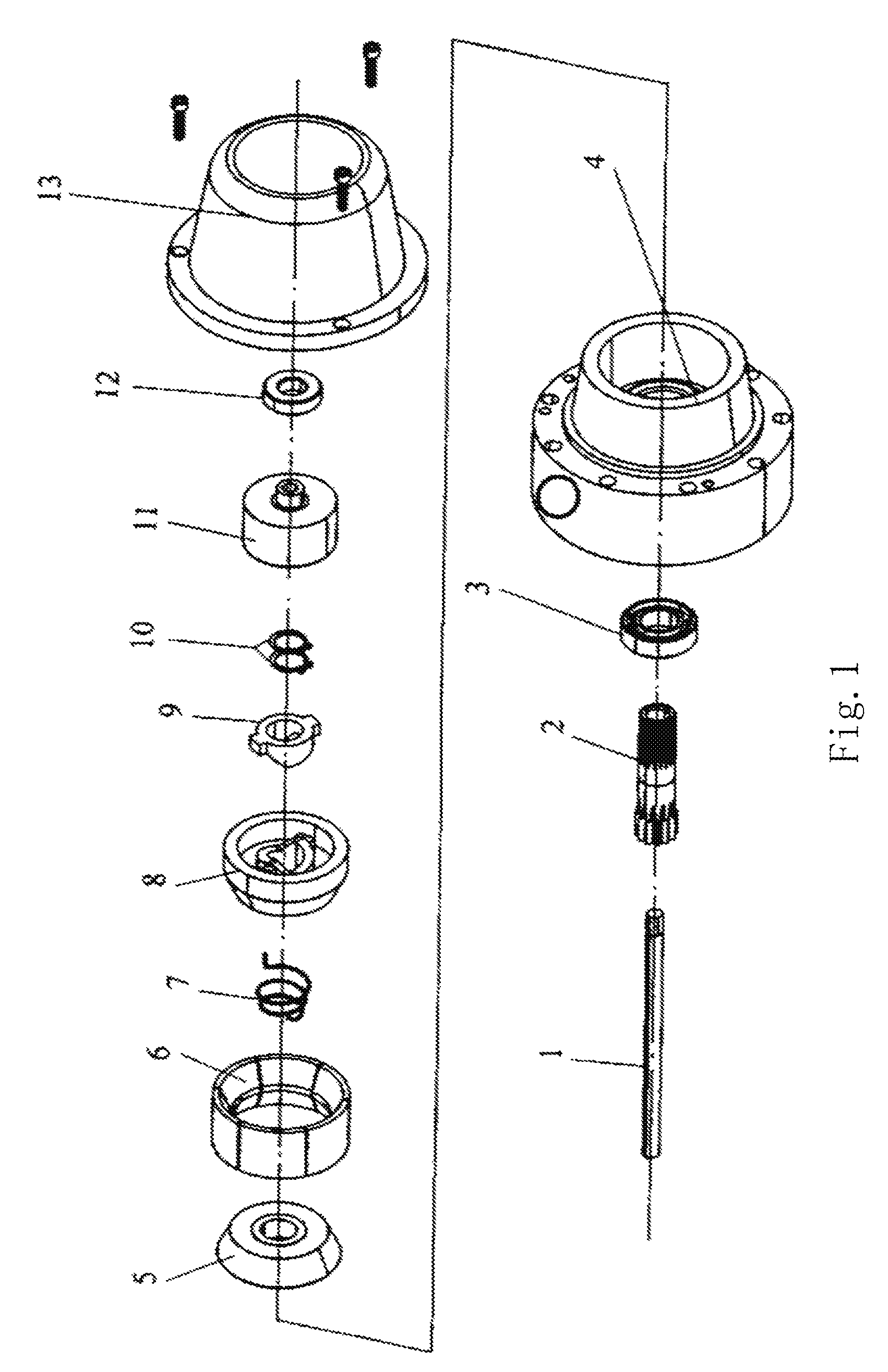 Tapered braking device for electric winches